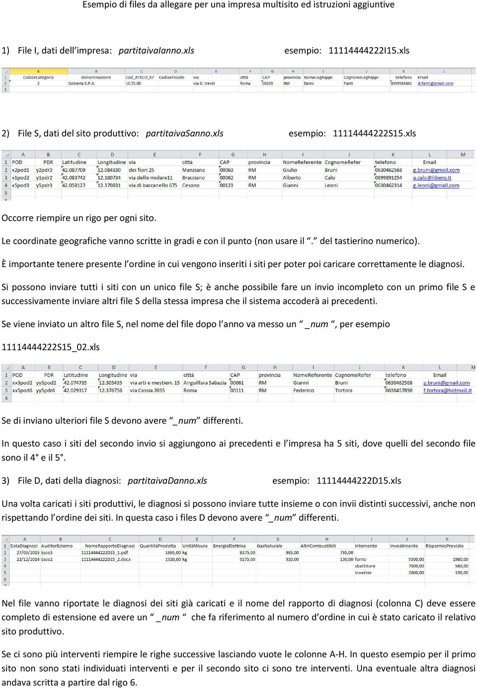 Le coordinate geografiche vanno scritte in gradi e con il punto (non usare il. del tastierino numerico).