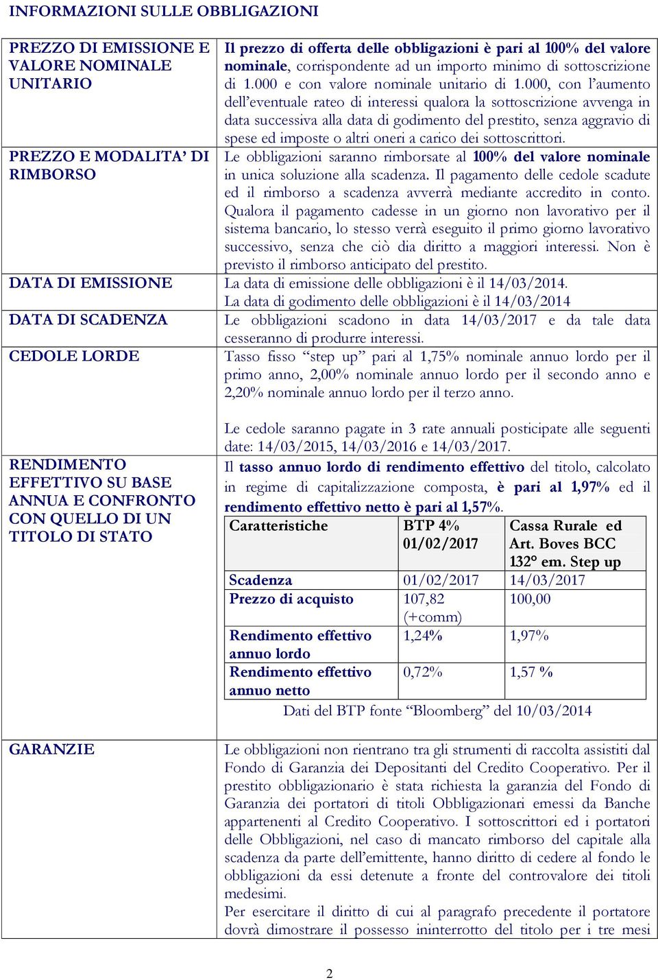 000, con l aumento dell eventuale rateo di interessi qualora la sottoscrizione avvenga in data successiva alla data di godimento del prestito, senza aggravio di spese ed imposte o altri oneri a