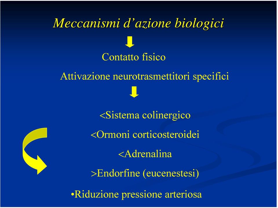 colinergico <Ormoni corticosteroidei <Adrenalina