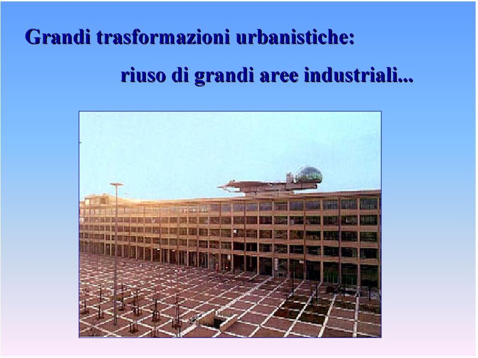 urbanistiche: