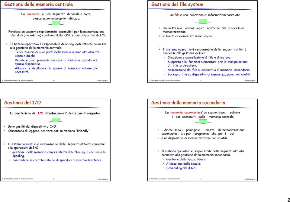 dispositivi di I/O.