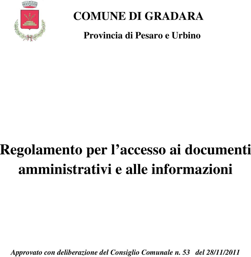 amministrativi e alle informazioni Approvato