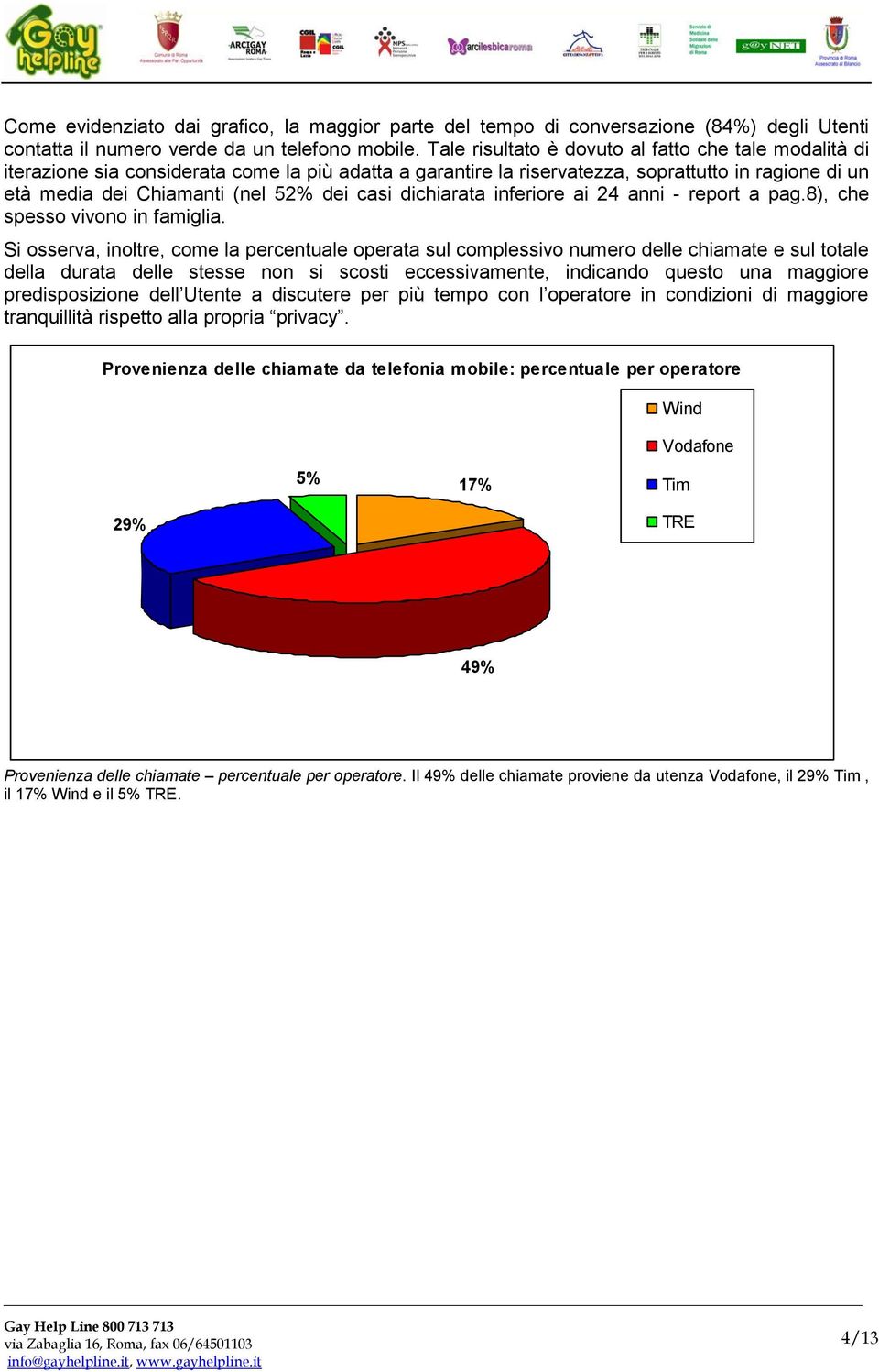 dichiarata inferiore ai 24 anni - report a pag.8), che spesso vivono in famiglia.