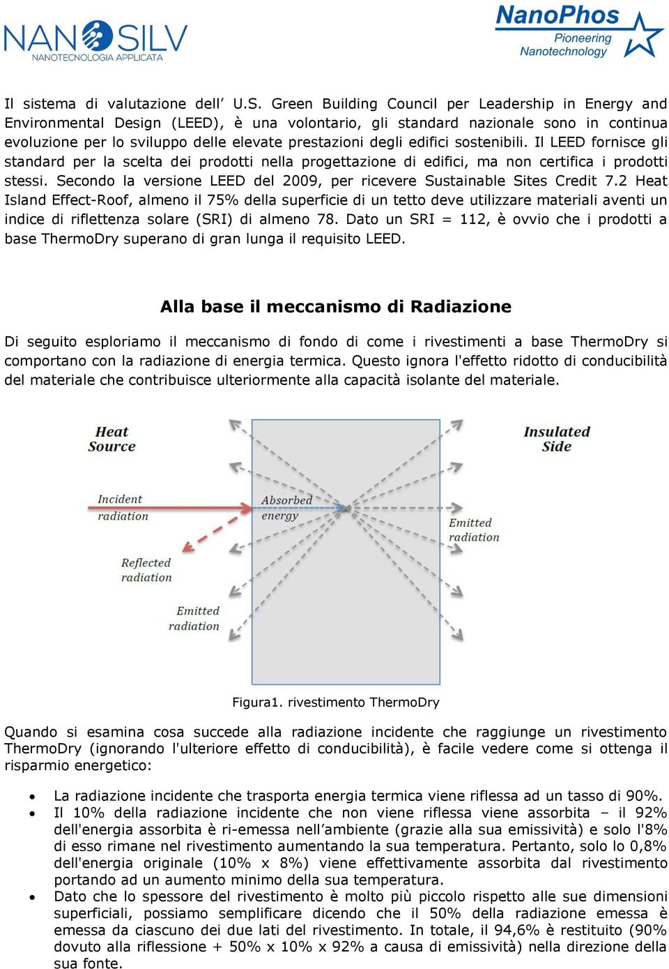 edifici sostenibili. Il LEED fornisce gli standard per la scelta dei prodotti nella progettazione di edifici, ma non certifica i prodotti stessi.