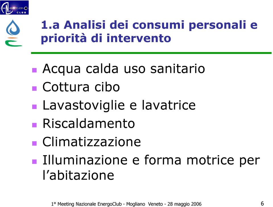 Riscaldamento Climatizzazione Illuminazione e forma motrice per l