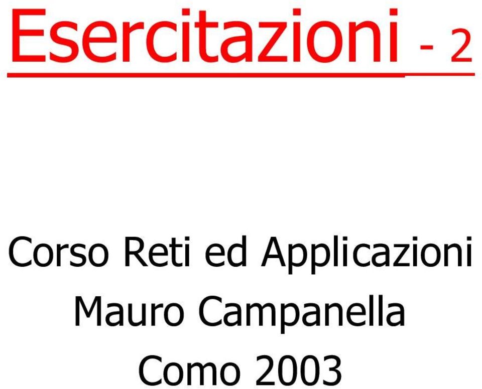 Applicazioni