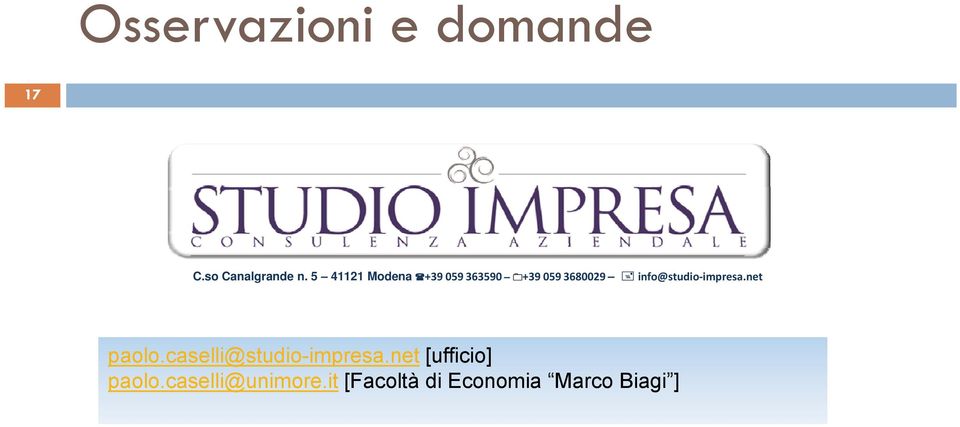 info@studio impresa.net paolo.caselli@studio-impresa.