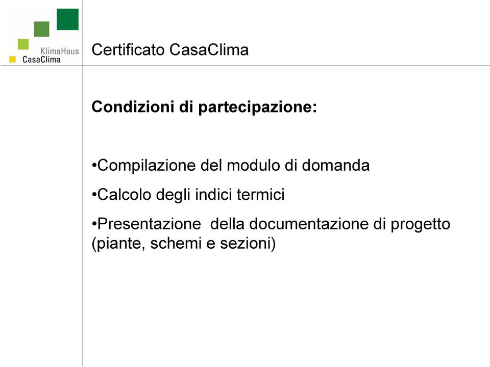 domanda Calcolo degli indici termici