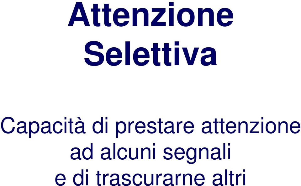 attenzione ad alcuni