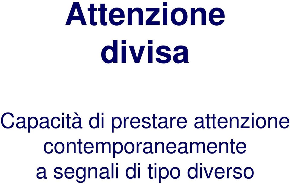 attenzione