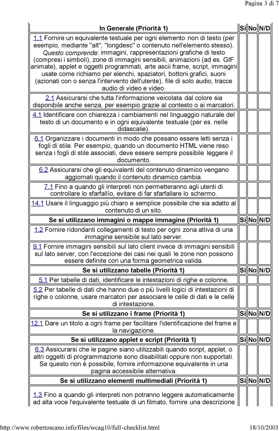 GIF animate), applet e oggetti programmati, arte ascii frame, script, immagini usate come richiamo per elenchi, spaziatori, bottoni grafici, suoni (azionati con o senza l'intervento dell'utente),