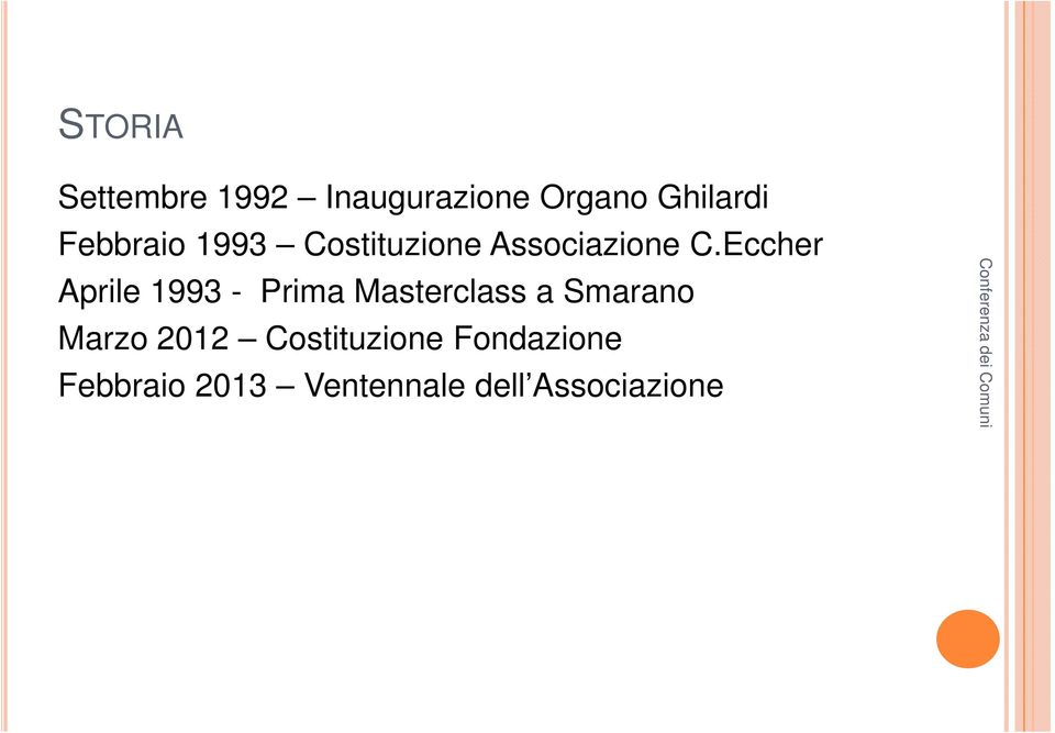 Eccher Aprile 1993 - Prima Masterclass a Smarano Marzo