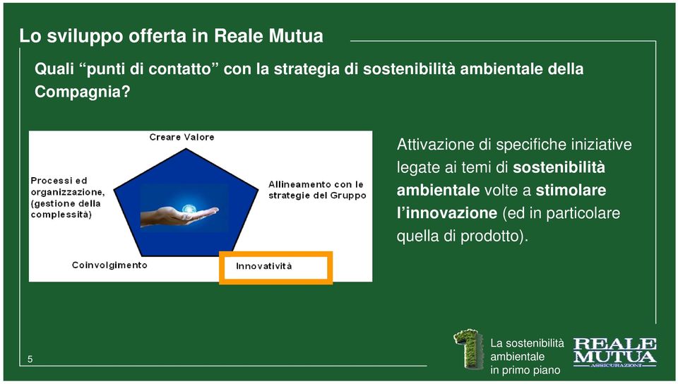 Attivazione di specifiche iniziative legate ai temi di