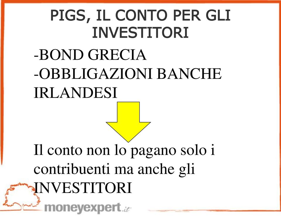 IRLANDESI Il conto non lo pagano