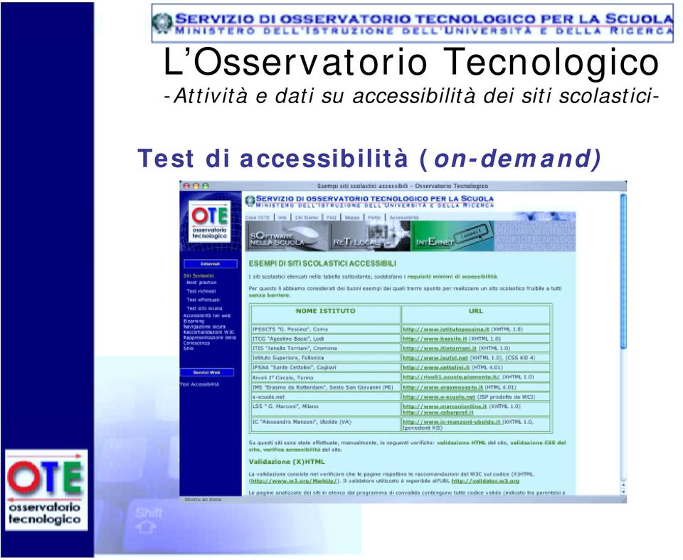 accessibilità dei siti