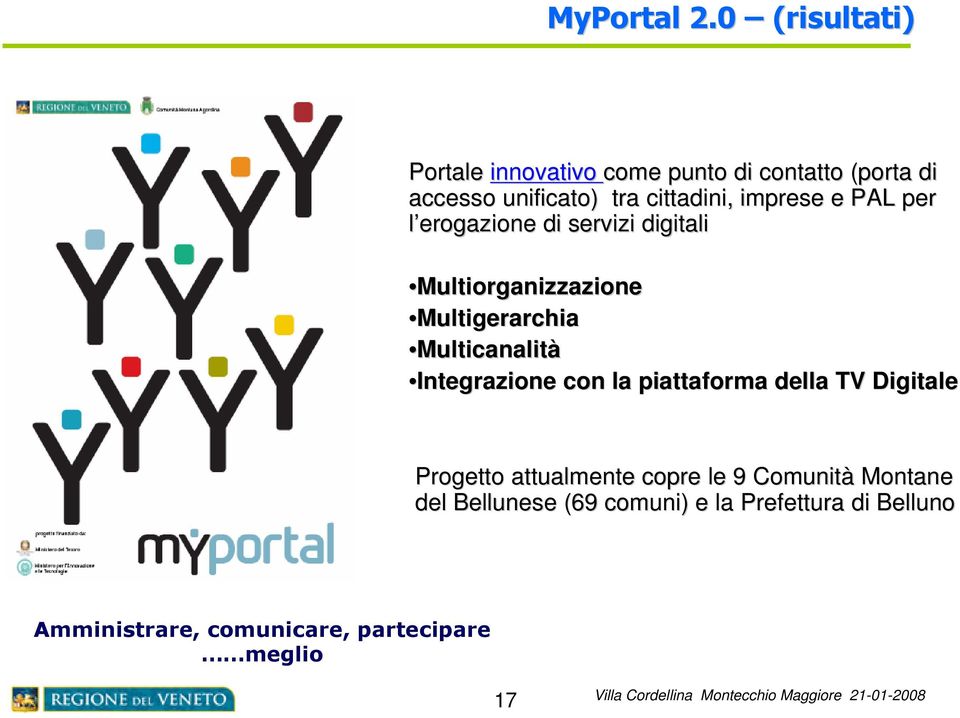 imprese e PAL per l erogazione di servizi digitali Multiorganizzazione Multigerarchia Multicanalità