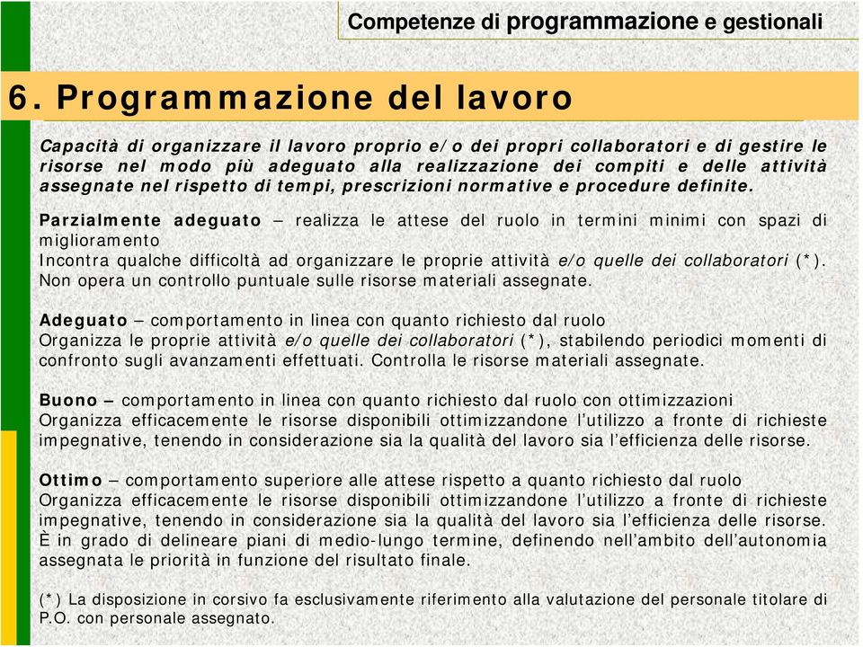 assegnate nel rispetto di tempi, prescrizioni normative e procedure definite.