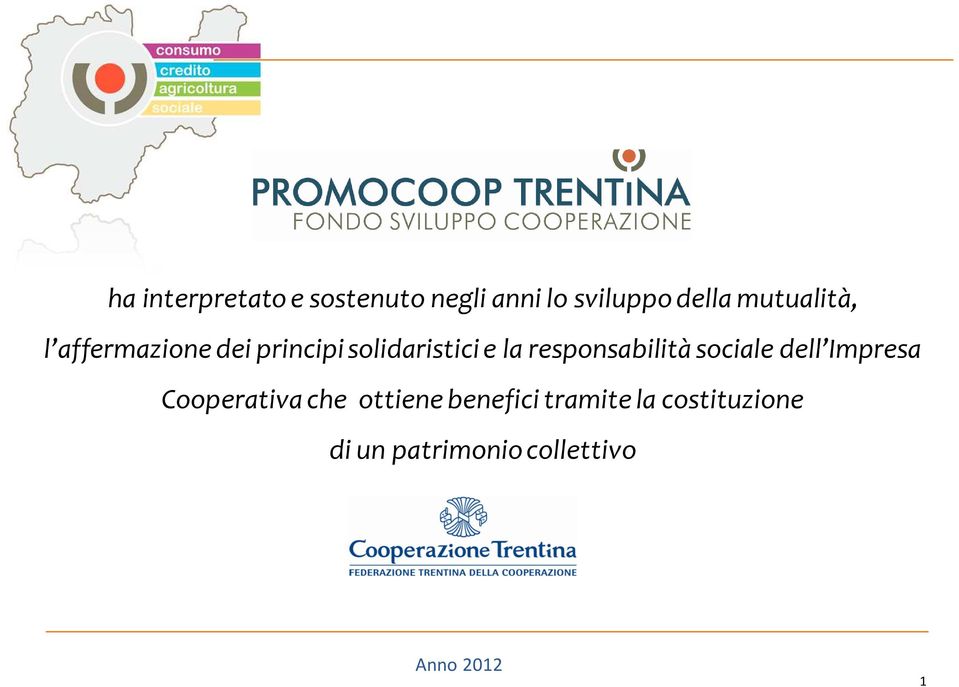 responsabilità sociale dell Impresa Cooperativa che ottiene