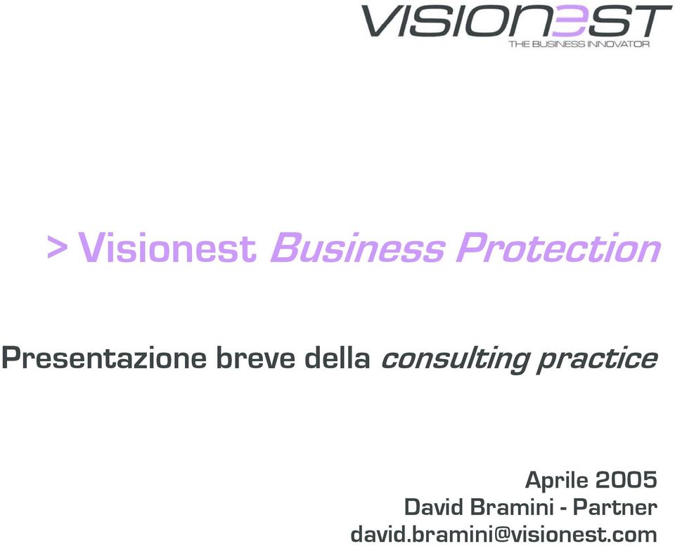 consulting practice Aprile 2005
