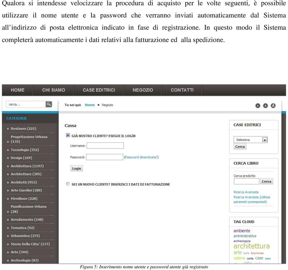 elettronica indicato in fase di registrazione.