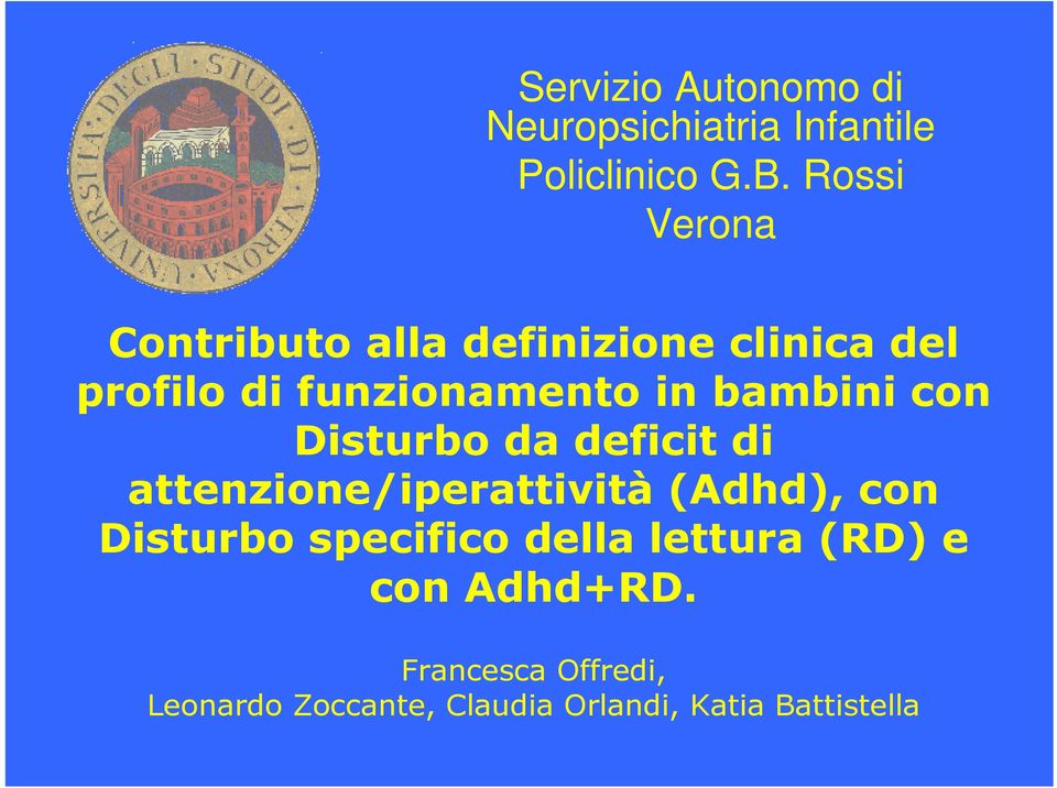 bambini con Disturbo da deficit di attenzione/iperattività (Adhd), con Disturbo