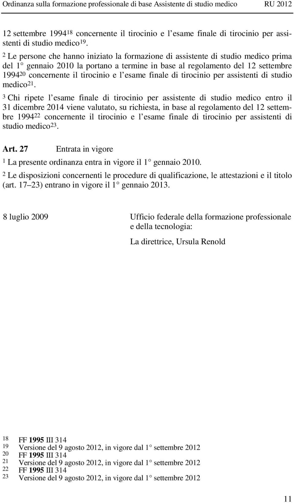 esame finale di tirocinio per assistenti di studio medico 21.