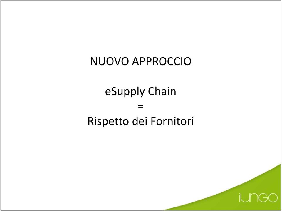 esupply Chain