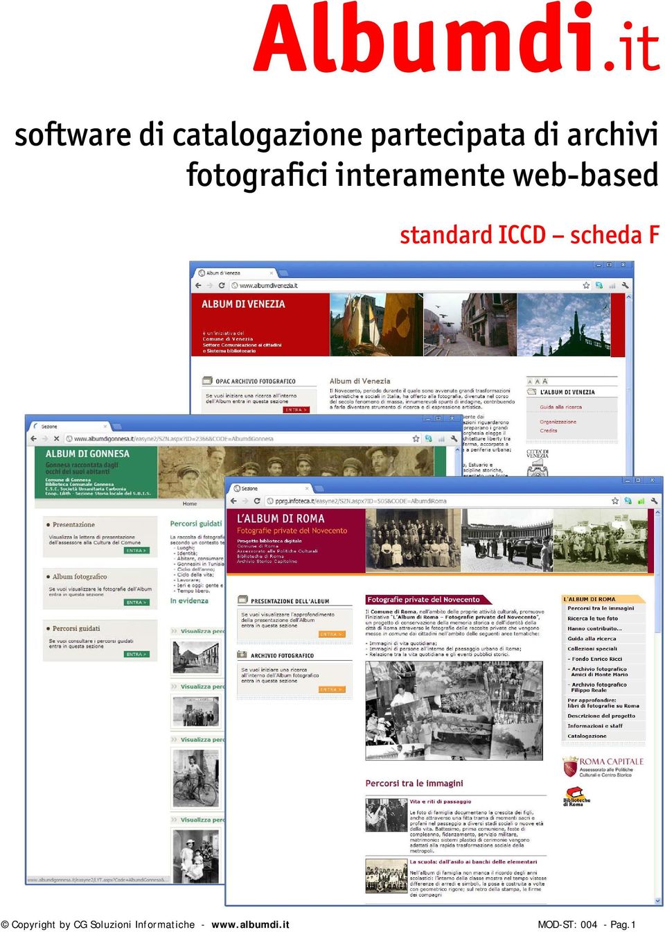 archivi fotografici interamente web-based