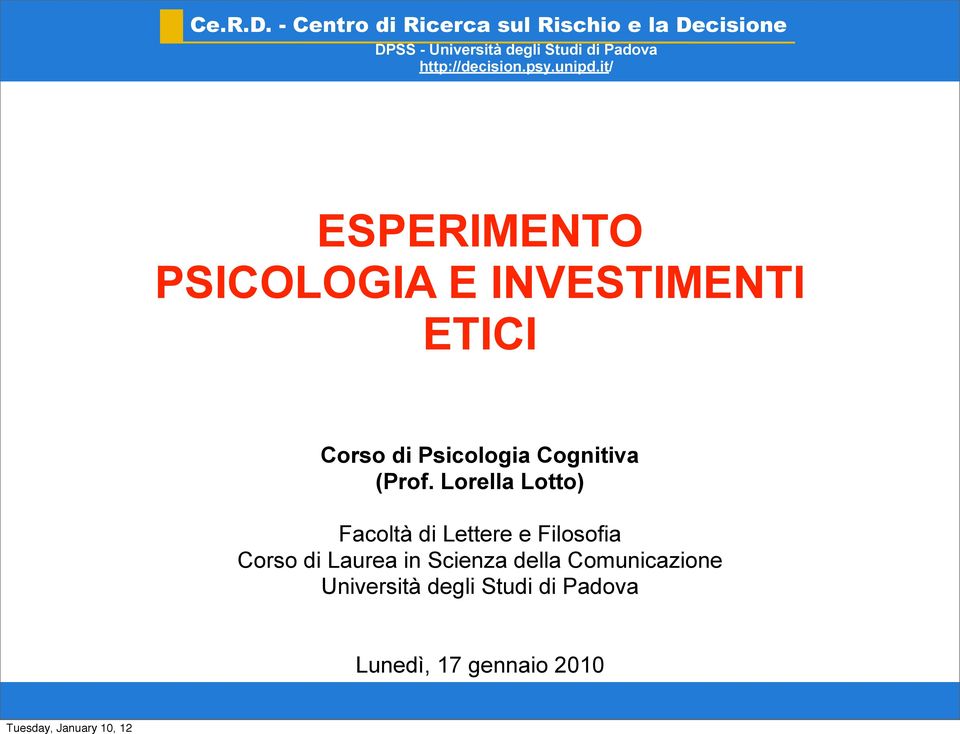 Cognitiva (Prof.