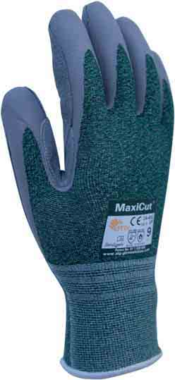 Ideato e realizzato come guanto idrorepellente e resistente al taglio, MaxiCut Oil combina la protezione da taglio con ottima presa, comfort, flessibilità e destrezza in ambienti oleosi.