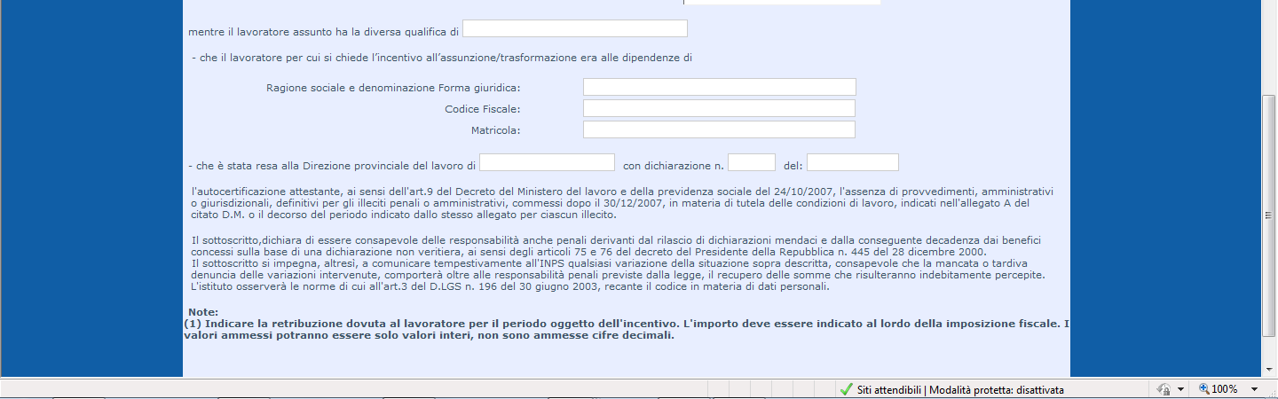 DiResCo Richiesta incentivo assunzione lavoratori disoccupati (art.2, comma 134, 1 periodo, L. 191/2009 mod.