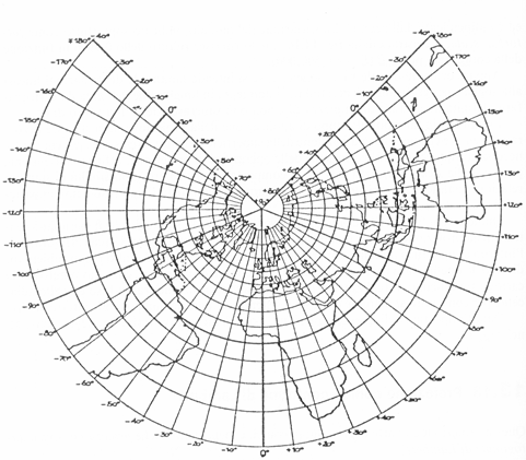 Classificazione sulla base della forma del reticolato geografico: proiezioni cilindriche: quando i meridiani sono rappresentati da rette parallele e i paralleli ancora da rette tra loro parallele e