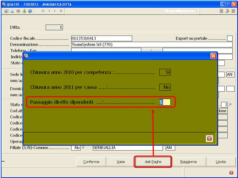 Istruzioni operative 770/2012 19/96 Prospetti ST, SV e SS: modalità di esposizione delle addizionali e dei dati relativi all assistenza fiscale Per i sostituti d imposta che hanno operato un