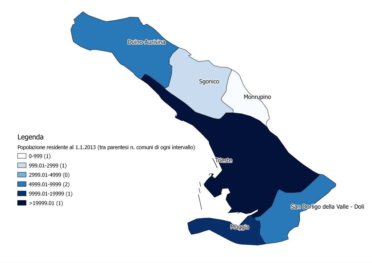 DEMOGRAFIA PROFILO AMBITO 1.1 DUINO AURISINA Comuni di competenza (n 3): Duino Aurisina; Monrupino; Sgonico.