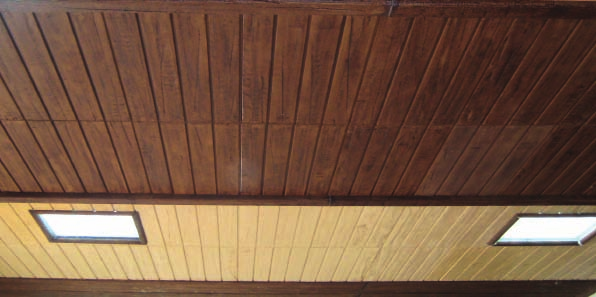 SOFFITTI IN POLISTIRENE EFFETTO LEGNO Soffitto