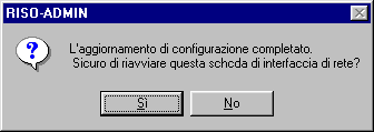 Apprendimento delle caratteristiche del RISO-ADMIN 3 Fare clic sul tasto [OK] nella finestra del messaggio.