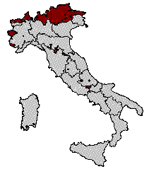 Presenza in Italia Il cervo è attualmente presente in 47 province su 103 (46%).