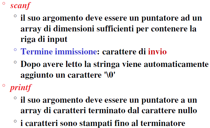 Lettura e scrittura di