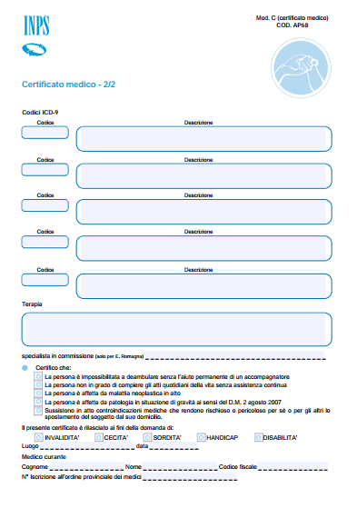 1. Rilascio di certificato