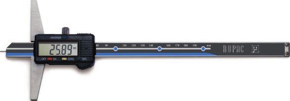 CALIBRI DIGITALI DI PROFONDITÀ ALTA QUALITÀ Serie Digimahr Con Certificato IP67 Meccanica di qualità superiore in acciaio inossidabile temprato, con guide lappate per uno scorrimento perfetto.