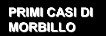 Probabile via di diffusione del morbillo con la crescita delle civiltà umane Espansione dell impero romano c.200 AD Sumeri c.3000 AC Città stato Greche c.