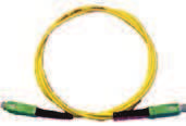 Patch cord in fibra FLC P67820 Lunghezza Patch cord SCd/SCd 1 m VDIP545331 2 m VDIP545332 3 m VDIP545333 5 m VDIP545335 P67817 Patch cord LCd/SCd 1 m VDIP545351 2 m VDIP545352 3 m VDIP545353 5 m