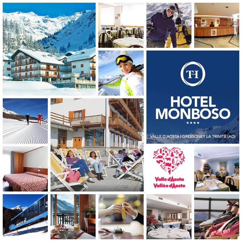 Hotel Monboso Gressoney-La-Trinité (AO) - Val d Aosta L hotel Monboso a Gressoney La Trinite mette a disposizione dei suoi ospiti camere doppie, triple e quadruple.