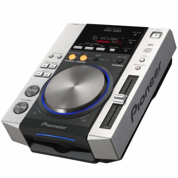 CDJ 200 Il Pioneer CDJ-200 presenta un nuovo standard per DJ Professionisti offrendo la qualità di impareggiabile lettore CD ed aggiungendo complete funzioni di lettura MP3 con possibilità di creare