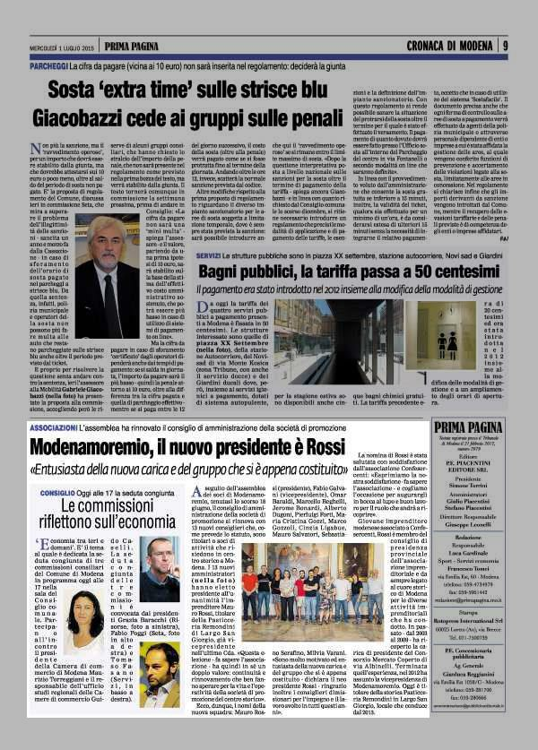 Pagina 9 La Nuova Prima Pagina ASSOCIAZIONI L' assemblea ha rinnovato il consiglio di amministrazione della società di promozione.