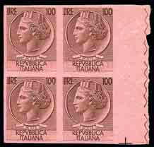 627 1952 - Fiera di Milano 60 lire azzurro dentellato 14 x 14 1/4, con posizione di filigrana CD (685 - Spec. 181CD). Foto.
