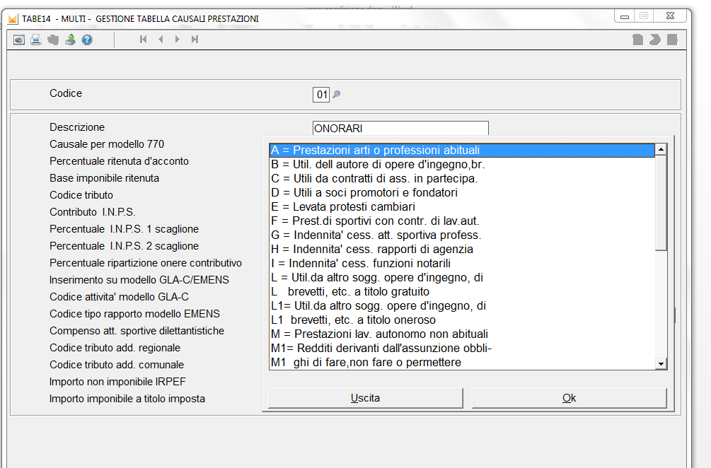 Comunicazione Unica MULTI STUNICA Stampa Certificazione Comunicazione Unica Si tratta della stampa del modello della Certificazione Unica 2015 relativamente al quadro di lavoro autonomo.