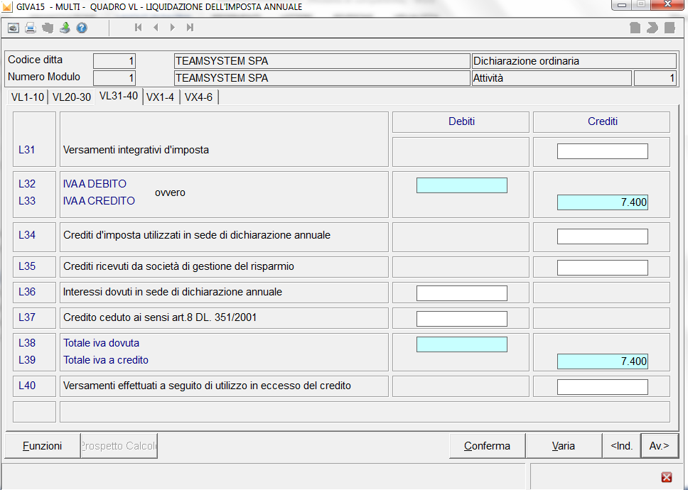 10.3 SEZIONE III Determinazione dell