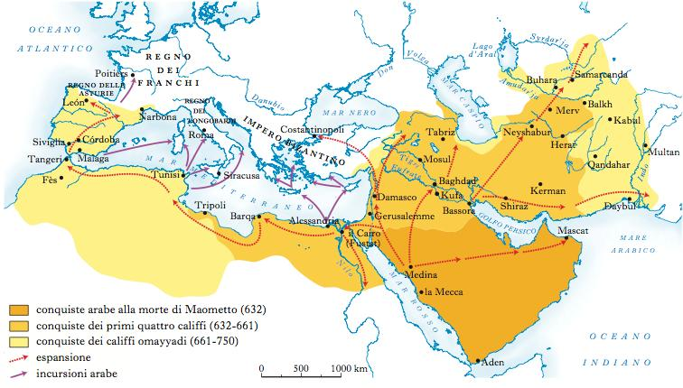 1. La penisola arabica nel VII secolo 3 Prima di parlare della nascita dell Islam è importante collocare ifatti nello spazio: la penisola arabica.