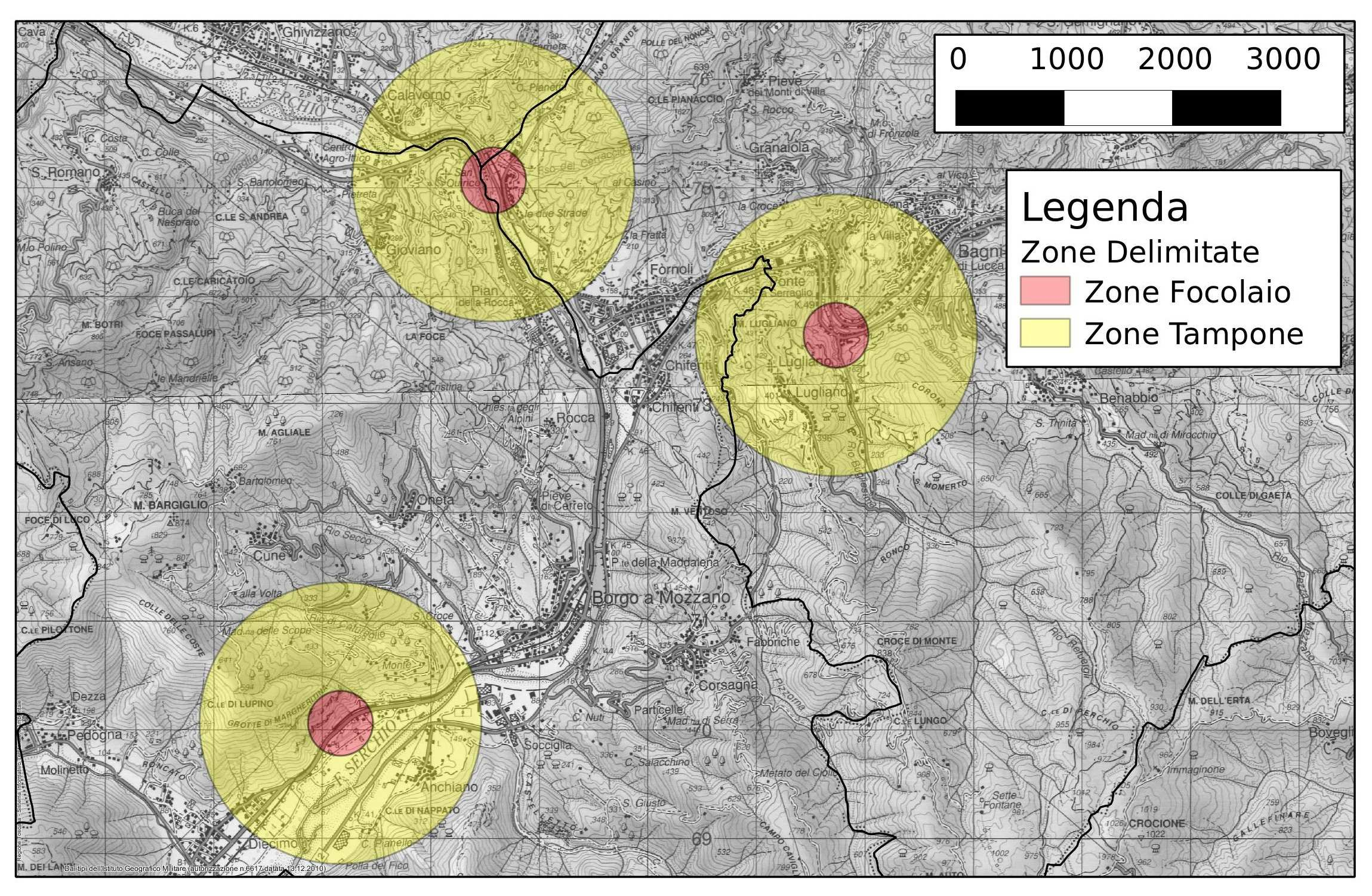 Allegato II s Mappa di dettaglio Comune di Borgo a Mozzano, Bagni di Lucca e Coreglia Antelminelli Allegato II t Mappa di